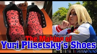 How I Made My Yuri Plisetsky Shoes | Yuri On Ice Cosplay