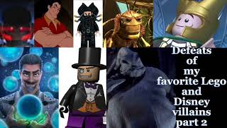 Defeats Of My Favorite Lego And Disney Villains Part 2