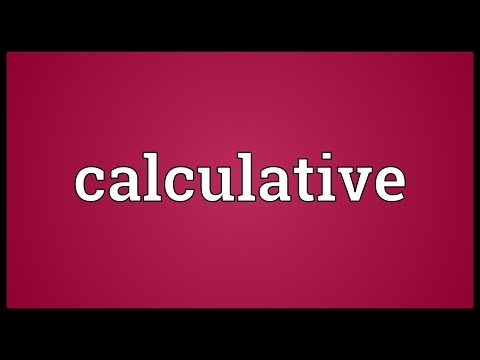 Header of calculative