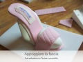 Realizzare una scarpa con il tacco in pasta di zucchero
