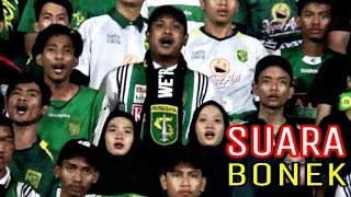 Saat Ribuan Bonek Menyanyikan Chant "Suara Bonek" di Tribun Green Nord, Psby vs M.kukar