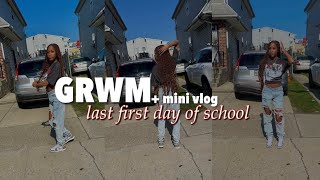 Grwm First Day Of School Senior Year Mini Vlog 2023 Therealmaya