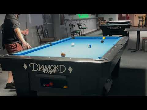 10 ball Runout almost 😅 #billiards #pool