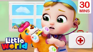 Puppy Has A Boo Boo + More  Kids Songs & Nursery Rhymes by Little World