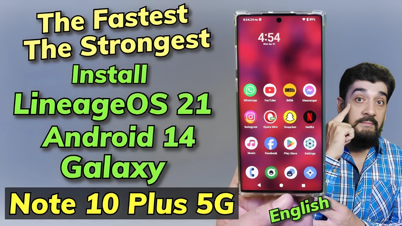 Install LineageOS 21 A14 On Galaxy Note 10 Plus 5G Install LineageOS 21 A14 On Galaxy Note 10 Plus 5G