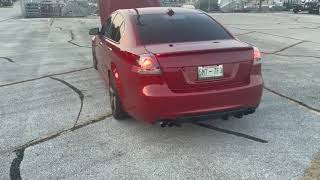 2009 G8 Gt. Btr 2 Na Cam. Pypes Headers With Solo Shorty, Torqstorm At 7 Psi. Idle, Rev, And Pull