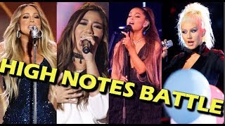 Ariana Grande Christina Aguilera Vs Mariah Carey Morissette Amon Whistle Vs Falsetto Ariana Grande Christina Aguilera Vs Mariah Carey Morissette Amon Whistle Vs Falsetto