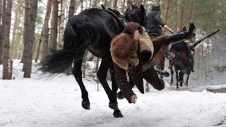 конная банда с Украины пошла на прорыв белорусской границы 17.02.2015