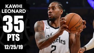 Kawhi Leonard sets Clippers record with 35 points vs. Lakers on Christmas | 2019