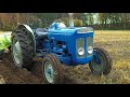 1964 Fordson Super Dexta 2.5 Litre 3-Cyl Diesel Tractor With Ransomes Plough 1964 Fordson Super Dexta 2.5 Litre 3-Cyl Diesel Tractor With Ransomes Plough