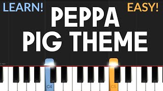 Peppa Pig Theme Easy Piano Tutorial