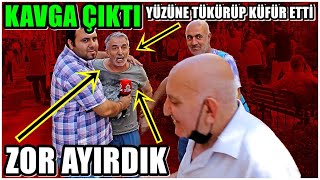 Kavga Çikti Suratina Tükürüp, Küfür Ederek Saldirdi