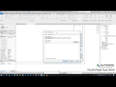 Hướng dẫn sử dụng Revit Architecture 2019 | Bài 19: Một số thiết lập ban đầu khi tạo project