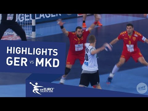 Highlights | Germany vs FYR Macedonia | Men's EHF EURO 2018