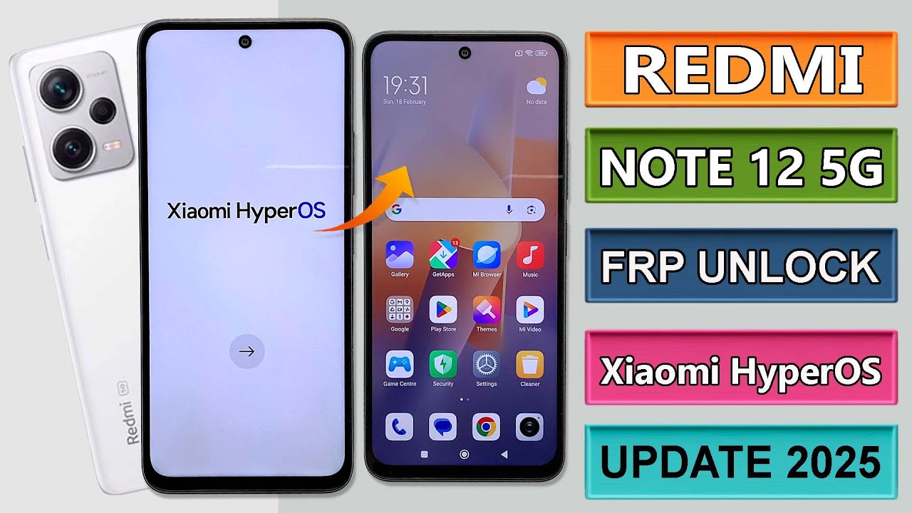 REDMI NOTE 12 5G HYPEROS FRP BYPASS 2025/ RESET GOOGLE REDMI NOTE 12 5G HYPEROS FRP BYPASS 2025/ RESET GOOGLE
