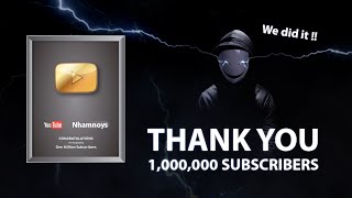 Thank You For 1,000,000 Subscribers ! ขอบคุณทุกคนมาก ๆ Time To Change My Youtube Channel Cover