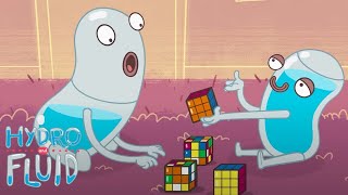 Jouer Avec Des Jouets Hydro Et Fluide Dessins Animés Drôles Pour Enfants