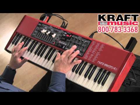 Kraft Music - Nord Electro 4D Keyboard Demo with Chris Martirano