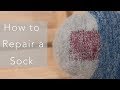 How to Repair a Hole in a Sock with Darning