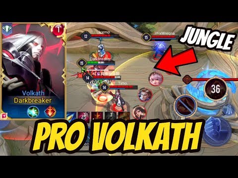 TOP 1 VOLKATH JUNGLE GAMEPLAY - INSANE JUNGLE HERO! | AoV | 傳說對決 | RoV | Liên Quân Mobile