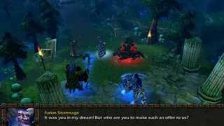 Warcraft Lore Medivh Urges The Races To Unite At Mount Hyjal.