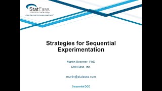 Strategies for Sequential Experimentation