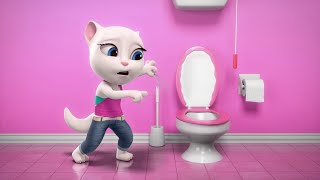 Trouble For Angela! 😉😄 Talking Tom Shorts Cartoon Compilation