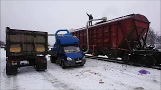 Видео 2018 ферваль. Погрузка вагонов. ст.Лебедин +380996809388 от Mobile elevator, Лебедин, Украина