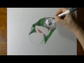 Drawing Time Lapse: a crushed can of beer - hyper realistic art