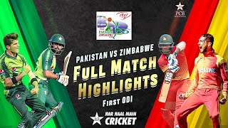 Pakistan vs Zimbabwe | Full Highlights | 1st ODI 2020