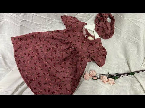 hướng dẫn may váy baby cho bé gái đơn giản tại nhà - Diy dresses for girls