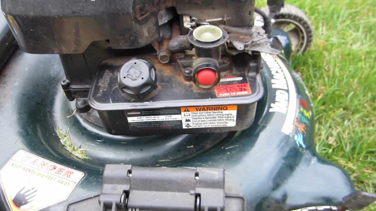 Yard Machine Lawn Mower - Carburetor Diaphragm Replacement ...