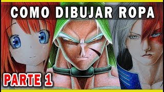 Como dibujar ROPA ANIME | Tutorial Paso a Paso CON COLORES ESCOLARES | Esteban Arts