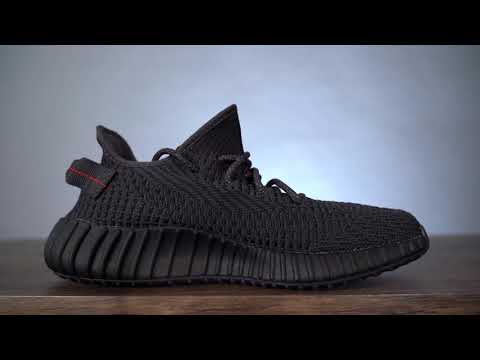 KINGSHOES - Giày Adidas Yeezy Boost 350 V2 LUNDMARK - BLACK - SYNTH (Review & On feet)