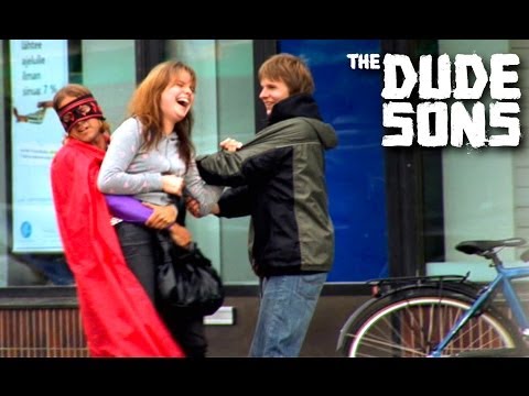 Superhero Saves Women Prank! Superhero Saves Women Prank!