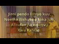 Kwa Kalvari Lyrics (Rehema bure na neema) cover version