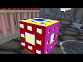 Menger sponge complement in virtual reality