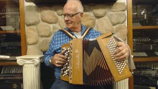 Saltbou84Ccw - New Cherry Saltarelle Bourroche Chromatic On Accordion C Lmm 6084 7999