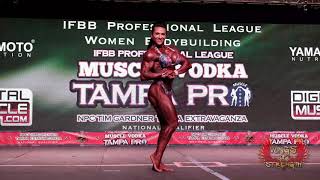 2018 Tampa Pro Womens Bodybuilding Alina Popa Posing Routine