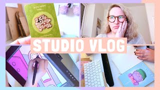 STUDIO VLOG | New Prints, Missing Luca & a Q&A! | 025
