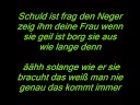 B-tight "der Neger" (lyrics)