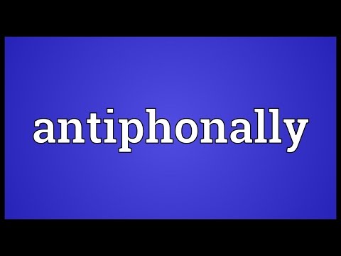 Header of antiphonally