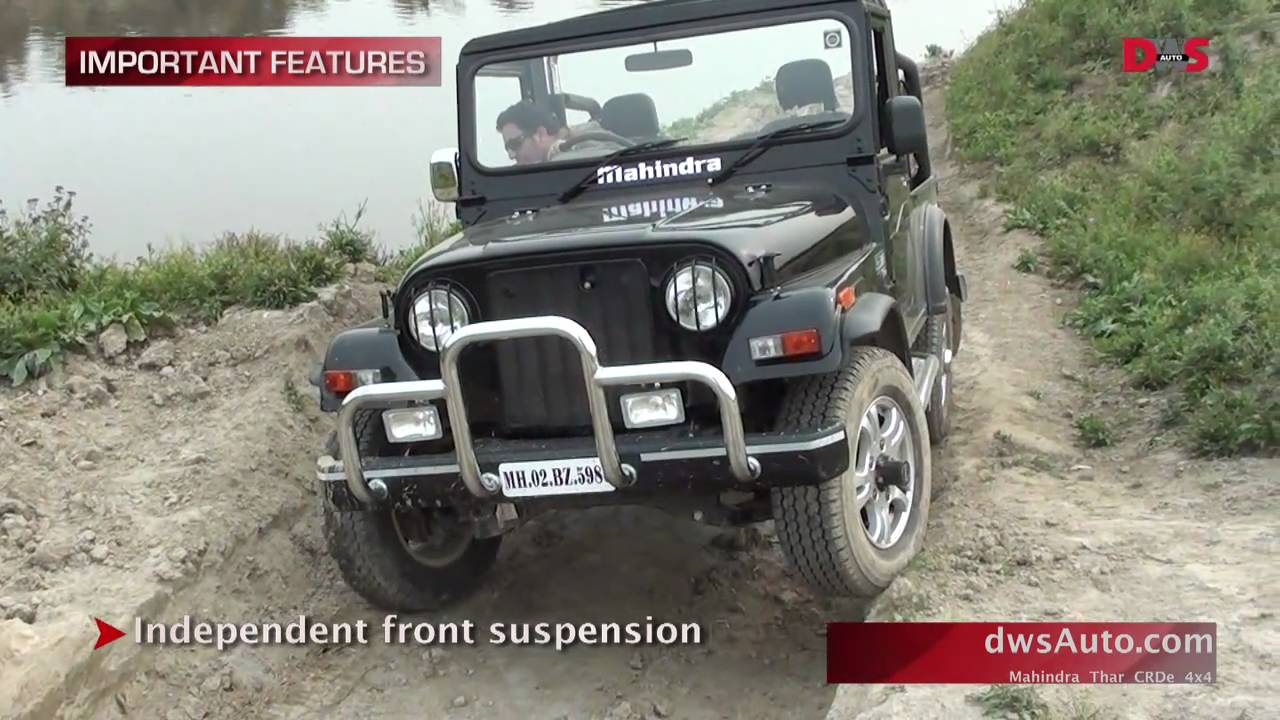 Mahindra Thar road test and video review - Mahindra Thar ...