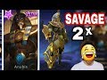 SKIN BARU ROGER ANUBIS LANGSUNG DI SAVAGE 2X KWKW SAKIT HATIKU - Mobile Legend Indonesia