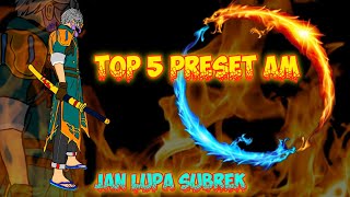 TOP 5 PRESET ALIGHT MOTION TERBARU // #VIRAL