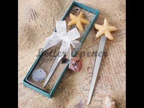 Here are some new ideas for beach wedding favors and also some wedding 