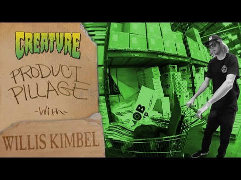 Product Pillage: Willis Kimbel for Creature Skateboards
