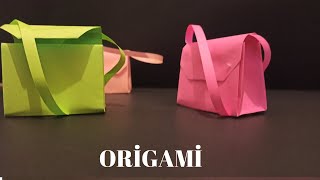 Kağittan Çanta Yapimi - Ori̇gami̇
