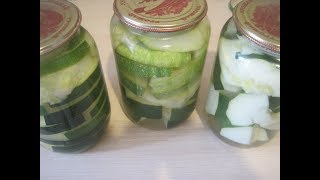 Кабачки на зиму в кисло сладком маринаде с лимонной кислотой Кабачки на зиму в кисло сладком маринаде с лимонной кислотой