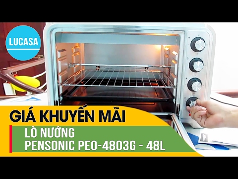 Lò nướng Pensonic PEO4803G 48 L Pensonic Electric Oven PEO4803G Review and Unboxing